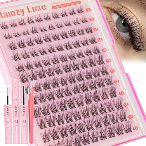 Natural lash clusters - natural,